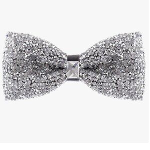 Rhinestone Bow Tie